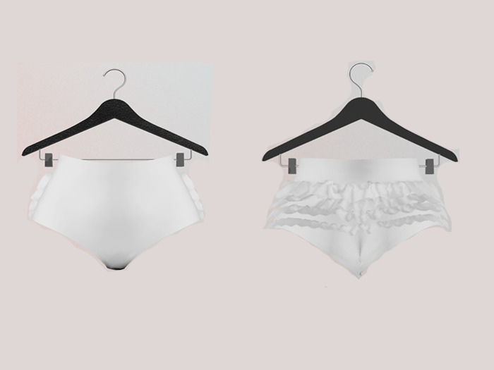 Lun'Atic Gossip Shorty white Maitreya