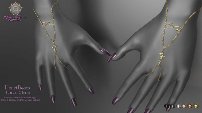 NaaNaa's HeartBeats Hands Chain Fatpack [Wear Me]