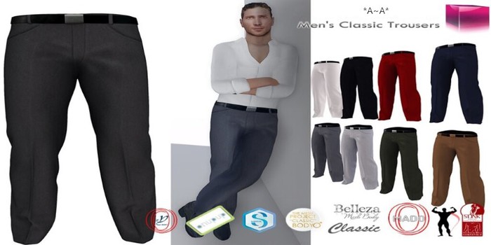 *A~A* Men`s classic trousers
