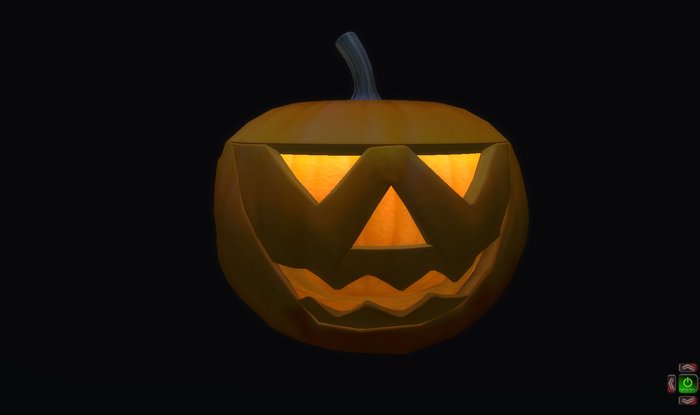 Akaesha's Pumpkin with Flickering Light