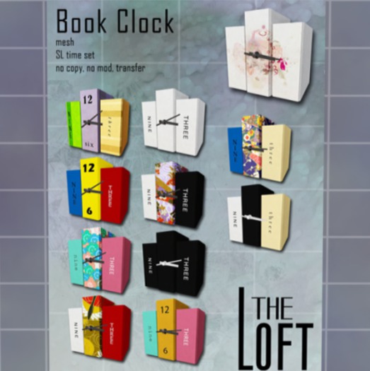 The Loft - Book Clock Starfish