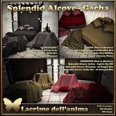 (BOX) Splendid Alcove Table Set - Brown