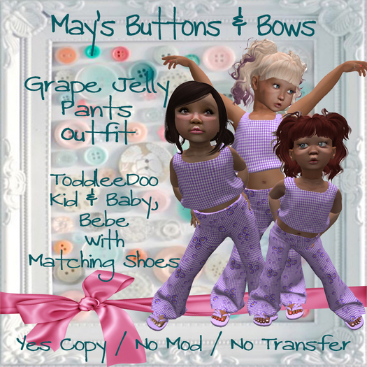 MBB * Grape Jelly Pants Outfit (TD&Bebe)