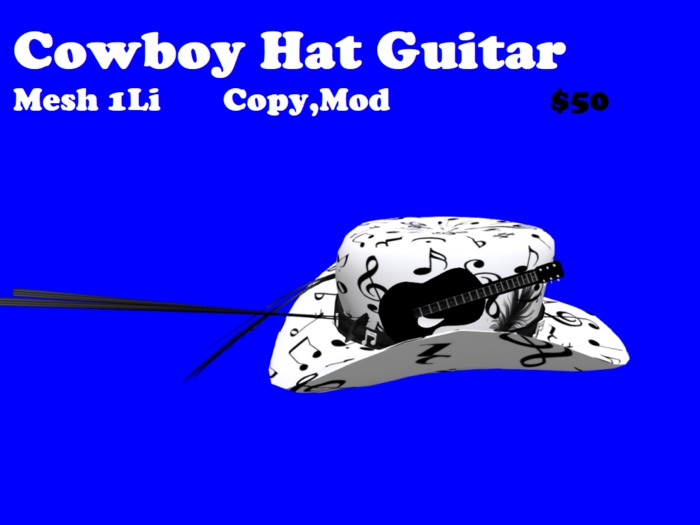 Cowboy Hat Guitar Boxed