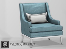 Fancy Decor: Denes Armchair - blue (pg)