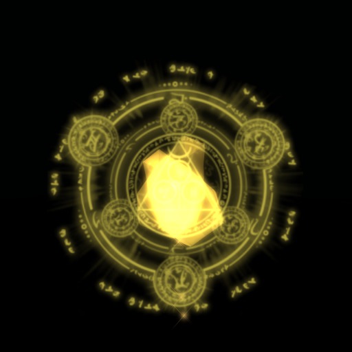 {Papillon} Tiny Floating Occult Runestone