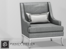 Fancy Decor: Denes Armchair - gray (pg)
