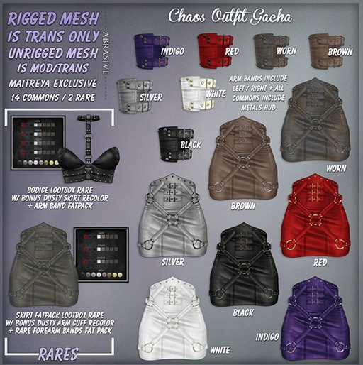 [ abrasive ] Chaos Arm Bands - Indigo