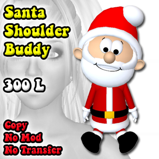[Screwball Cartoon Avatars] Santa Shoulder Buddy