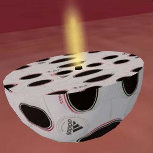 Half Soccer Ball Candle3LI