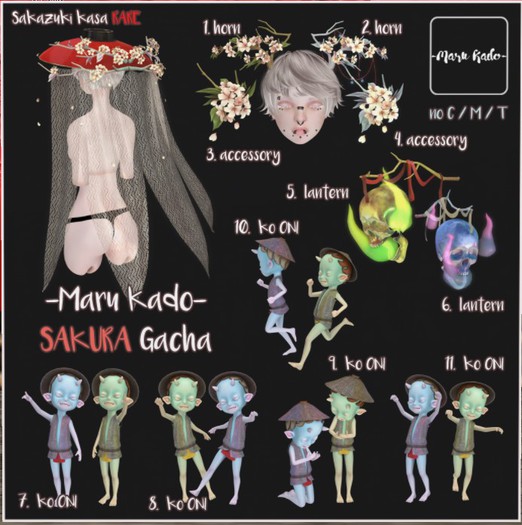 {-Maru Kado-} SAKURA_Sakazuki-kasa RARE