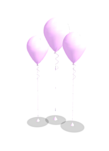 Pale Pink Petals Wedding Reception Set - Balloons