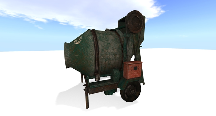 Concrete mixer Mesh