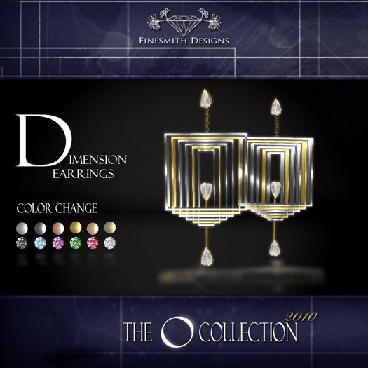 F I N E S M I T H Ocollection Dimension earrings colorset