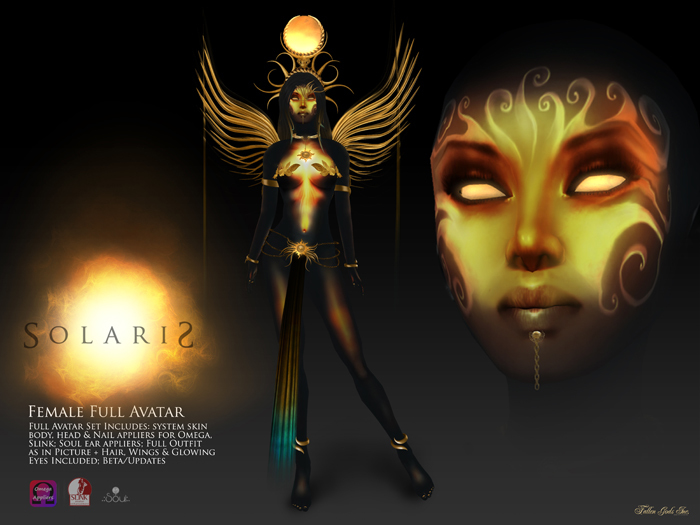 SOLARIS female, special Ed. +Fallen Gods Inc.