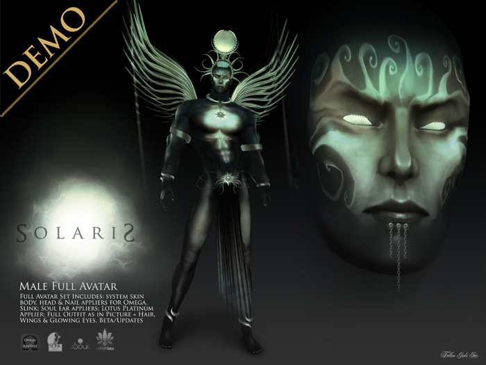 DEMO / SOLARIS male, special Ed. +Fallen Gods Inc. 