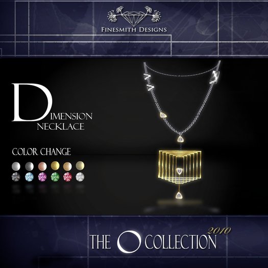 F I N E S M I T H -Ocollection Dimension necklace color set