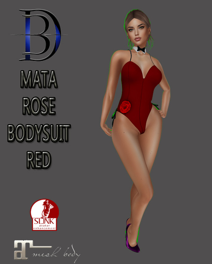 [MATA] ROSE BODYSUIT RED