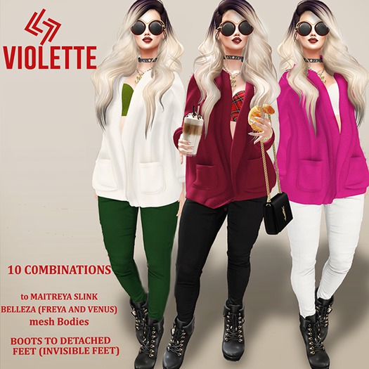 LEGENDAIRE VIOLETTE OUTFIT