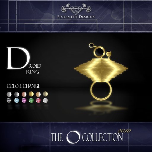 Finesmith Ocollection Droid Ring color set