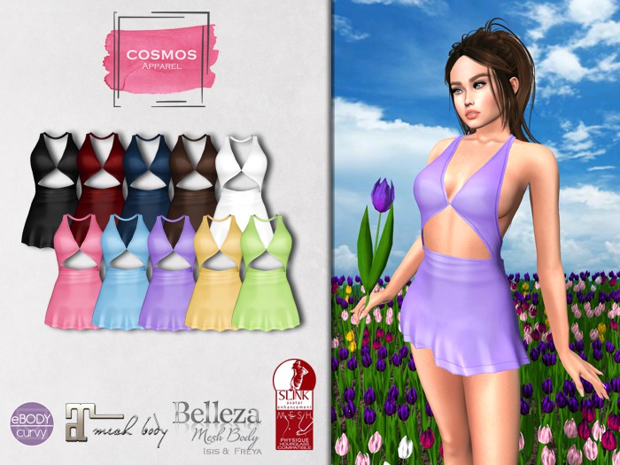 [COSMOS] Andrea Dress / 10 Colors Fatpack