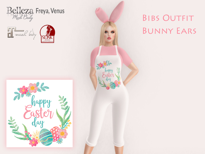 Lovers : Bibs with T-Shirt : Happy Easter