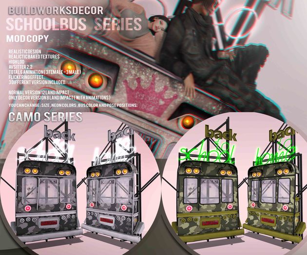 Build Works : SchoolBUS Camo Series / Boxed