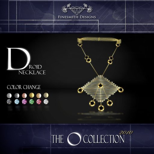 Finesmith Ocollection Droid necklace color set