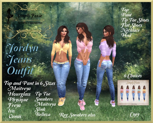 Jordyn Jeans Outfit With Hud (Boxed)