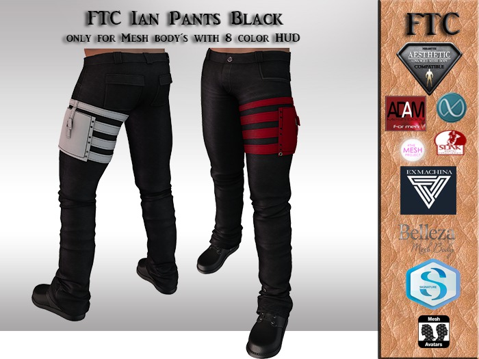 FTC Ian Pants Black