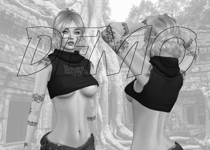 Maxi Jones - Gooey Top Black DEMO - shopping bag