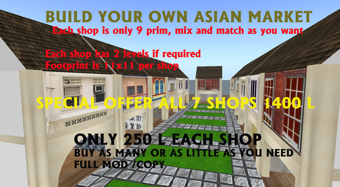 Asian Market all 7 shops (Boxed)