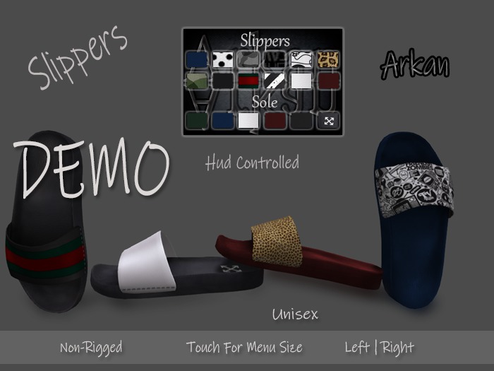 .::Arkan::. Slippers Non-Rigged DEMO