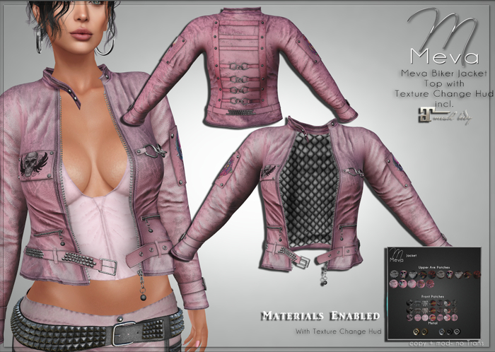Meva Biker Jacket Pink Box [Wear Me]