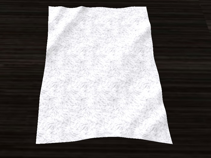 White Fur Rug
