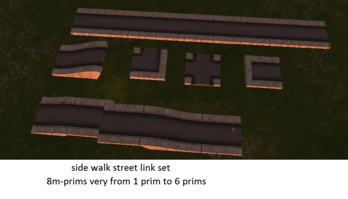 side walk street link set