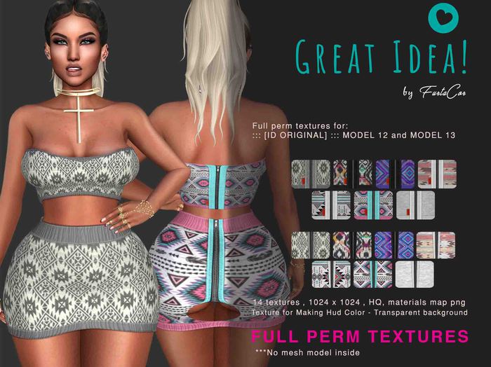:::GREAT IDEA:::ID ORIGINALS MODEL 12 E 13