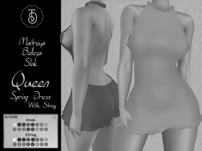 D-Tori [DEMO] *Queen* Spring Mini Dress & String (M B S)
