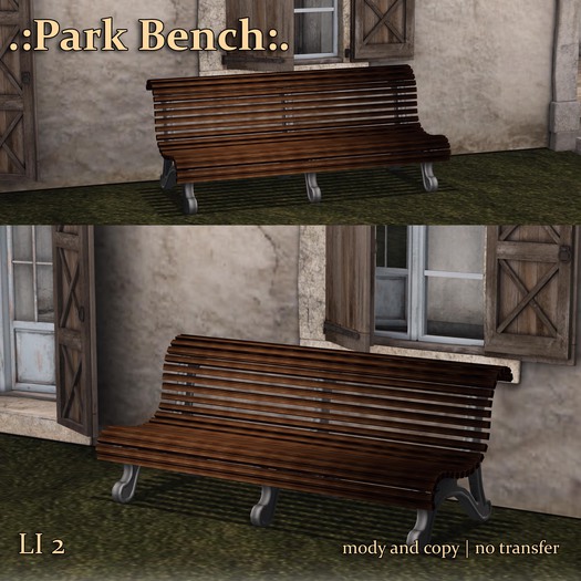 [MS] PARK GARDEN BENCH V1.3