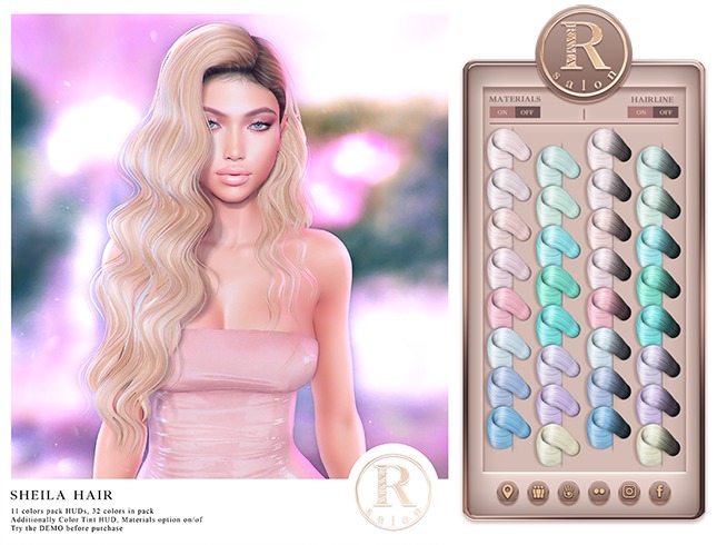 RAMA.SALON - Sheila Hair 'Pastels Colorant'