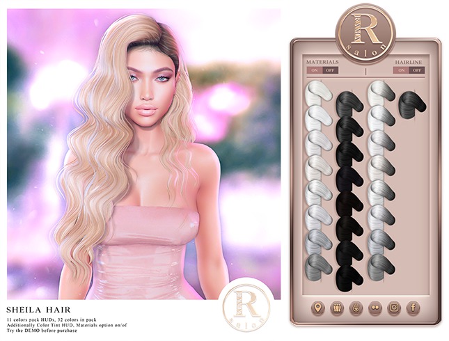 RAMA.SALON - Sheila Hair 'Grayscales Colorant'