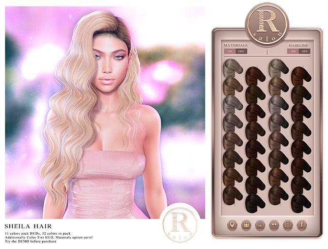 RAMA.SALON - Sheila Hair 'Brunettes Colorant'