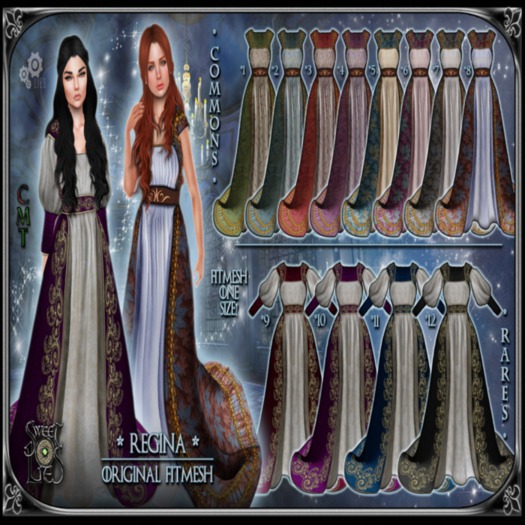 *SL* Regina Fitmesh Dress - Sweet Lies Box 1 COMMON