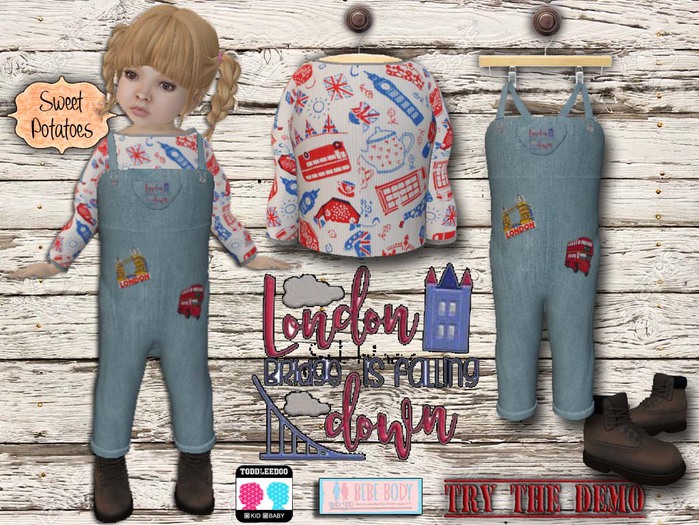 < SP > Nursery Rhymed Themed Outfit for TD/Bebe-London Bridge