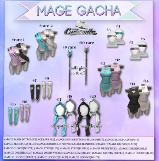 Caboodle - Mage Gloves Black - Fitted