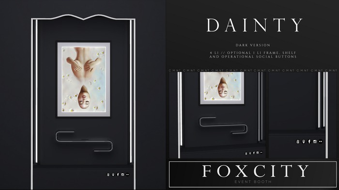 FOXCITY. Event Booth - Dainty (Dark)