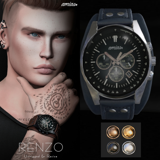 amias - RENZO navy 