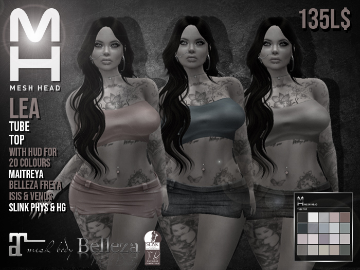 Mesh Head LEA Tube Top DEMO
