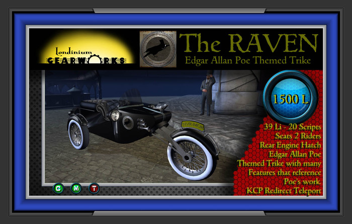 :::Londinium Gearworks::: THE RAVEN Trike v1.21 CRATE