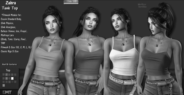 R.F. *ZAHRA - TANK TOP* - w/hud - BOX Demo